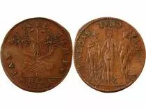 France Duche De Lorraine, Charles III Le Grand  Jeton Cuivre 1589