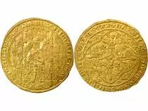 France Duchy of Aquitaine, Edward of Woodstock - Gold Pavillon - 1362 / 1372 R La Rochelle