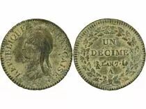 France Dupré - Décime, Grand Module - An 7 A Paris