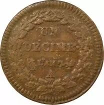 France Dupré - Décime, Grand Module - An 7 A Paris