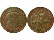 France Dupuis  - 10 Centimes, Large Listel - 1915 Paris