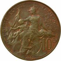 France Dupuis  - 10 Centimes, Large Listel - 1915 Paris