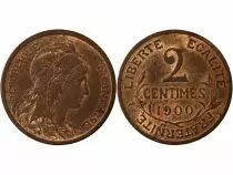 France Dupuis - 2 Centimes 1900