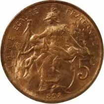 France Dupuis - 5 Centimes 1898