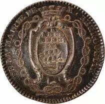 France Echevins & Maire De Nantes - Jeton Argent 1783 \ Jean Jacques Berrouette\ 