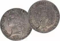 France Écu à la vieille tête Louis XV - France