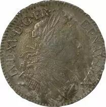 France Ecu de France-Navarre - Louis XV - 1719 T Nantes
