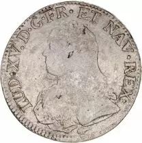 France Ecu Louis XV arms of France with sprays - 1732 X Amiens