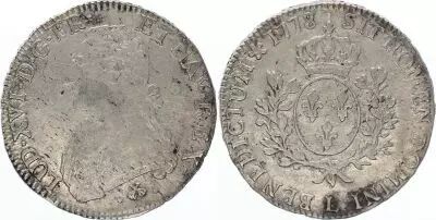 France Ecu Louis XVI aux branches d\'olivier - 1778 L Bayonne