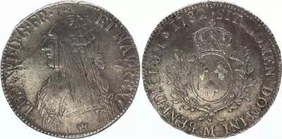 France Ecu Louis XVI Olive branch - 1782 M Toulouse