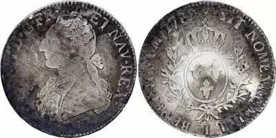 France Ecu Louis XVI with sprays - 1789 I Limoges - VF