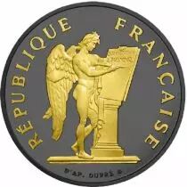 France &Eacute;galit&eacute; RUTHENIUM & OR - 100 Francs 1989 Argent France