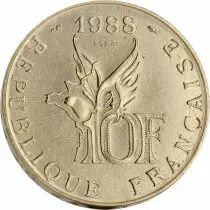 France ESSAI 10 Francs Comm&eacute;mo. Roland Garros FRANCE 1988