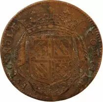 France Etats De Bourgogne  Jeton Cuivre 1677