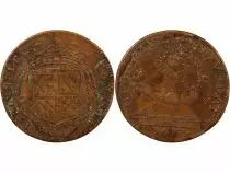 France Etats De Bourgogne  Jeton Cuivre 1677