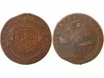 France Etats De Bourgogne, La Paix Menacée  Jeton Cuivre 1701