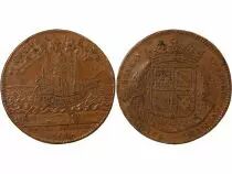 France Etats de Bourgogne, Le Prince De Condé Et Le Duc De Bourbon - Jeton Cuivre - 1694