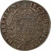 France Etats De Bretagne, Louis XIV  Jeton Argent Nd (1657-1675) Daniel 17