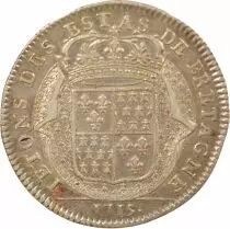 France Etats de Bretagne, Louis XIV ? Jeton Argent - 1715 Saint-Brieuc