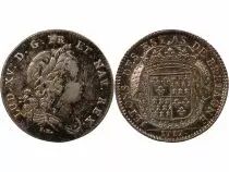 France Etats De Bretagne, Louis XV  Jeton Argent 1717 Dinan Daniel 74