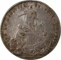 France Etats De Bretagne, Louis XV  Jeton Argent 1754 Rennes