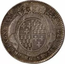 France Etats De Bretagne, Louis XV  Jeton Argent 1754 Rennes