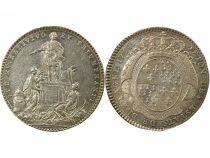 France Etats de Bretagne, Louis XV ? Jeton Argent - 1754 Rennes