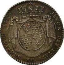 France Etats de Bretagne, Louis XV ? Jeton Argent - 1762 Rennes