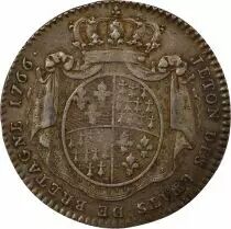 France Etats de Bretagne, Louis XV ? Jeton Argent - 1766 Rennes