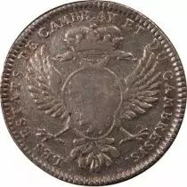 France Etats De Cambrai, Louis XV  Jeton Argent Émission De 1747