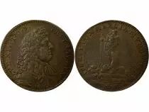 France Etats de Languedoc, Louis XIV - Jeton Cuivre - 1677