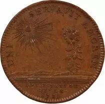 France Etats De Lille, Louis XIV  Jeton Cuivre 1713