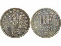 France Europa - 6.55957 Francs Argent, La Parit&eacute; - 2000 Paris