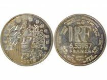 France Europa - 6.55957 Silver Francs, Parity - 2001 Paris