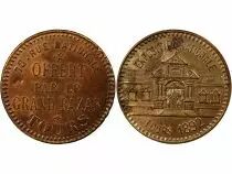 France Exposition Nationale, Grand Bazar - Jeton 1892 Tours