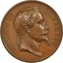 France Fat Animal Competition, Napoleon III, Copper Medal - 1870