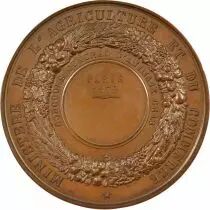France Fat Animal Competition, Napoleon III, Copper Medal - 1870