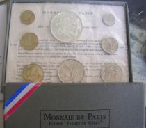 France FDC.1972 Monnaie de Paris Uncirculated set 1972