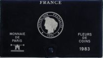France FDC.1983 Monnaie de Paris Uncirculated set 1983