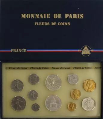 France FDC.1986 Monnaie de Paris Uncirculated set 1986