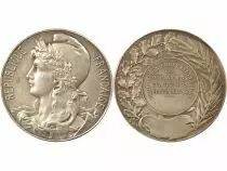 France Federation - Silver plated Medal, Mechanics Drivers Electricians