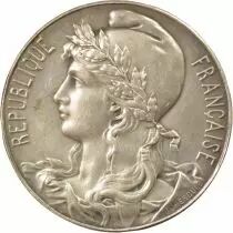 France Federation - Silver plated Medal, Mechanics Drivers Electricians