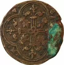 France France, Charles VI - Jeton De Compte À La Couronne - XVe Siècle - Mit.462