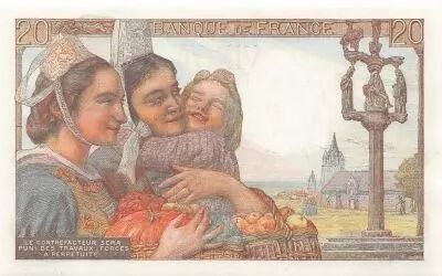France France, P�cheur - 20 Francs 10/03/1949 - S�rie O.202 - Psup