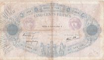 France France 500 Francs Rose et Bleu - 14.04.1938 - Série C.2814 - Fay.31.08
