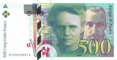 France France Pierre et Marie Curie - 500 Francs 1994