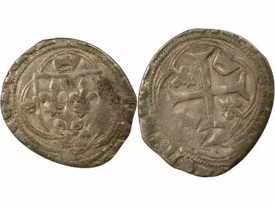 France Francis I - Blanc � la Couronne - 1515 / 1547 Marseille