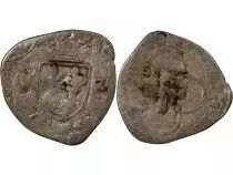 France FRANCIS I - DOUZAIN WITH PLAIN CROSS, 1st TYPE - F ANGERS