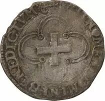 France FRANCIS I - DOUZAIN WITH PLAIN CROSS, 1st TYPE - K BORDEAUX