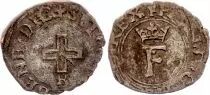 France Francis I - Liard &agrave; la Croisette - 1541 / 1547 R Orl&eacute;ans